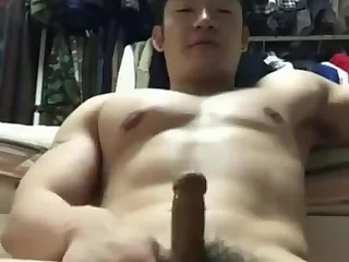 Korean young man close off